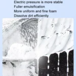 2L Car Wash Electric Foam Sprayer Rechargeable Pressurized PA Pot Electric Booster Sprayer - Image 7