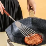 304 Stainless Steel Walnut Handle Cooking Tools Home Restaurant Kitchen Gadgets - Image 8