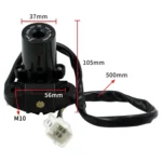 For Kawasaki ZX-6R/Z1000 Lock Ignition Fuel Tank Cap Set - Image 6