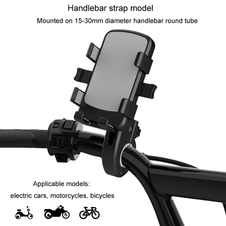 TBD0605011001_2.webp Mountain Road Bike Phone Holder Motorcycle Aluminum Alloy Riding Navigation Bracket - Image 6