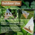 20pcs /Pack Snail Slug Trap Bag Garden Vegetable Plot Trap Transparent Plastic Bag - Image 3