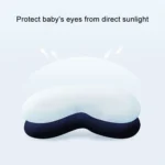 Baby Blackout Sun Eyeshade Baby UV Silk Mask - Image 4