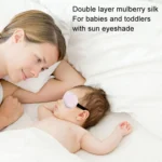 Baby Blackout Sun Eyeshade Baby UV Silk Mask - Image 8