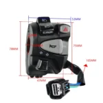 For Honda Click150i Left Handlebar Turn Signal Motorcycle Switch Accessories - Image 3