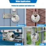 Household Anti-Theft Rust-Proof And Waterproof Pure Copper Core Round Padlock - Image 7