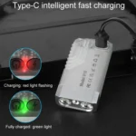 V10 Portable Keychain Light USB Rechargeable Bright Mini Flashlight - Image 15