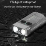 V10 Portable Keychain Light USB Rechargeable Bright Mini Flashlight - Image 9