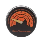 Round Pointer Stove Thermometer Fireplace Bimetallic Thermometer - Image 2