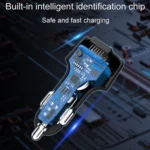 65W Dual Port A+C High Power Car Fast Charger Auto Cigarette Lighter - Image 8