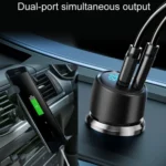 65W Dual Port A+C High Power Car Fast Charger Auto Cigarette Lighter - Image 9