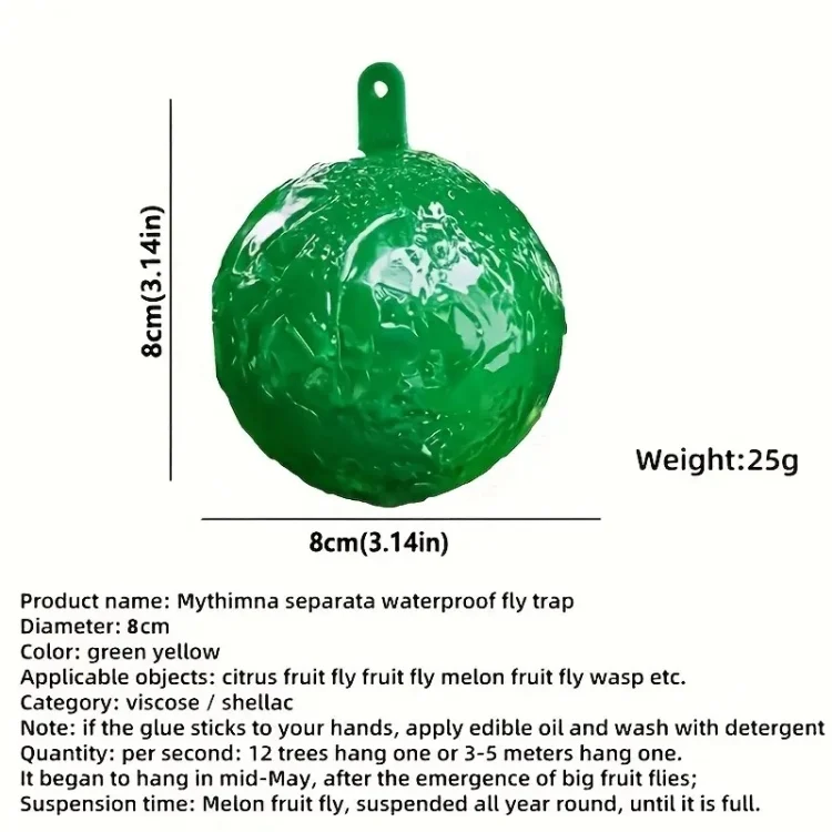 TBD06050213_B1.webp Outdoor Fruit Fly Mosquito Citrus Trap Sticky Ball - Image 2