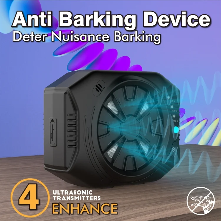 TBD06050214_B2.webp Ultrasonic Anti Dog Bark Device 3 Adjustable Levels Waterproof Bark Silencer - Image 3