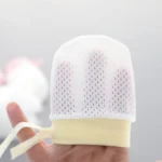 Newborn Baby Anti-Scratching Mesh Mittens Summer Breathable Elastic Lacing Adjustable Gloves - Image 5