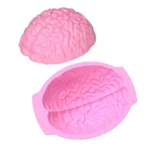 Halloween Brain Mold Baking Silicone Mold Chocolate Cake Containers - Image 2