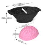 Halloween Brain Mold Baking Silicone Mold Chocolate Cake Containers - Image 3
