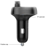 Car Bluetooth Fast Charger Receiver Auto One To Two Charger Cigarette Lighter - Image 3