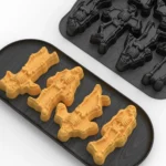 8 Grids Skull Cake Mold Halloween Silicone Mold - Image 5
