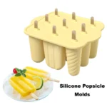 9 Grids Ice Cream Mould Silicone Ice Compartment Homemade Ice Cube Membrane Maker - Image 4