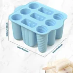 9 Grids Ice Cream Mould Silicone Ice Compartment Homemade Ice Cube Membrane Maker - Image 6