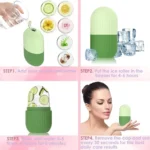 Silicone Wave Pattern Ice Compartment Mould Facial Beauty Massage Pore Shrinking Ice Cube Mold - Image 5