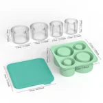 For Stanley Cup 4 In 1 Ice Lattice Mold Silicone Ice Maker Box - Image 3