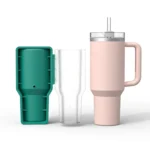 For Stanley Cup Integrated Ice Lattice Mold Silicone Ice Maker Case - Image 2