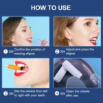 Fawnmum 2pcs /Box Handheld Hollow Cylinder Orthodontic Bite Sticks - Image 8