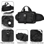 WEIXIER Y9580 Men Sports Waterproof Waist Pack Outdoor Crossbody Single Shoulder Cell Phone Bag - Image 5
