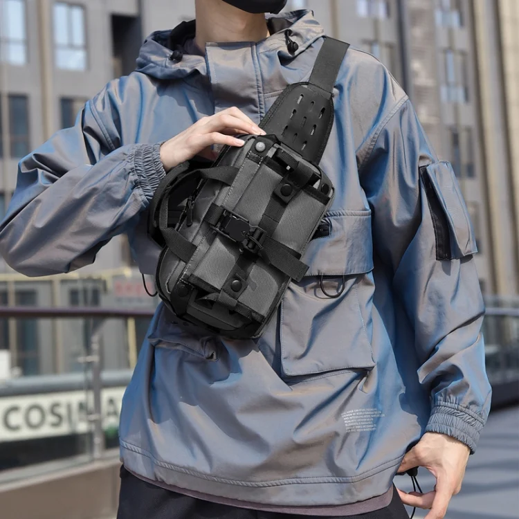 TBD06050310_B9.webp WEIXIER Y9580 Men Sports Waterproof Waist Pack Outdoor Crossbody Single Shoulder Cell Phone Bag - Image 10