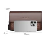 WEIXIER W129 Men Magnetic Buckle Anti-Theft Clutch Bag Large Capacity Multi-Card Wallet - Image 3