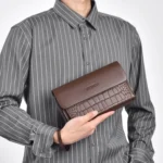 WEIXIER W129 Men Magnetic Buckle Anti-Theft Clutch Bag Large Capacity Multi-Card Wallet - Image 9