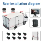 7 Inch Two-Way Display With Reverse Detection Digital Radar - Image 11