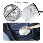 Car Sunshade Summer Front Windshield Sunscreen Heat Insulation Folding Car Sunshade Curtain - Image 4