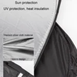 Car Sunshade Summer Front Windshield Sunscreen Heat Insulation Folding Car Sunshade Curtain - Image 5