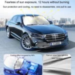 Car Sunshade Summer Front Windshield Sunscreen Heat Insulation Folding Car Sunshade Curtain - Image 6