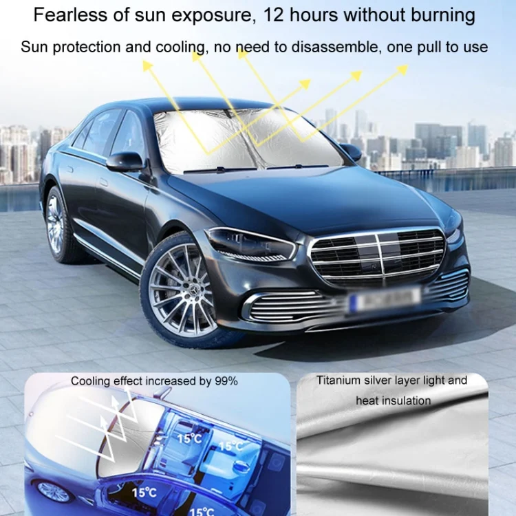 TBD06050340_B5.webp Car Sunshade Summer Front Windshield Sunscreen Heat Insulation Folding Car Sunshade Curtain - Image 6