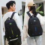 Casual Computer Backpack Large Capacity Student Schoolbag For Men and Women - Image 8