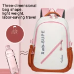 Backpack for Junior High School Students Cute Schoolbag Travel Bag - Image 4