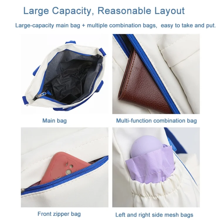 TBD06050348_B5.webp Casual Versatile Shoulder Bag Contrast Color Messenger Bag Student Handbag - Image 6