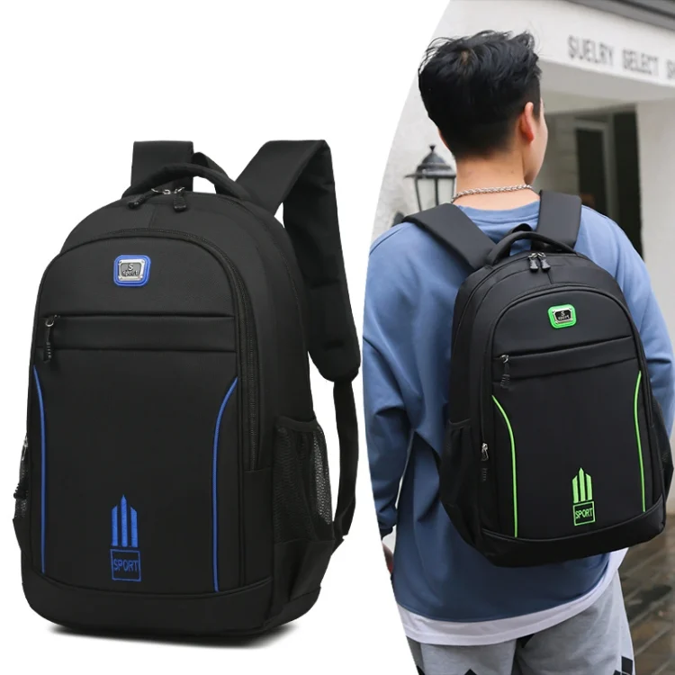 TBD06050349_B1.webp Men Backpack Nylon Oxford Knapsack Large Capacity Student Schoolbag - Image 2