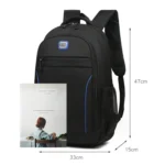 Men Backpack Nylon Oxford Knapsack Large Capacity Student Schoolbag - Image 8