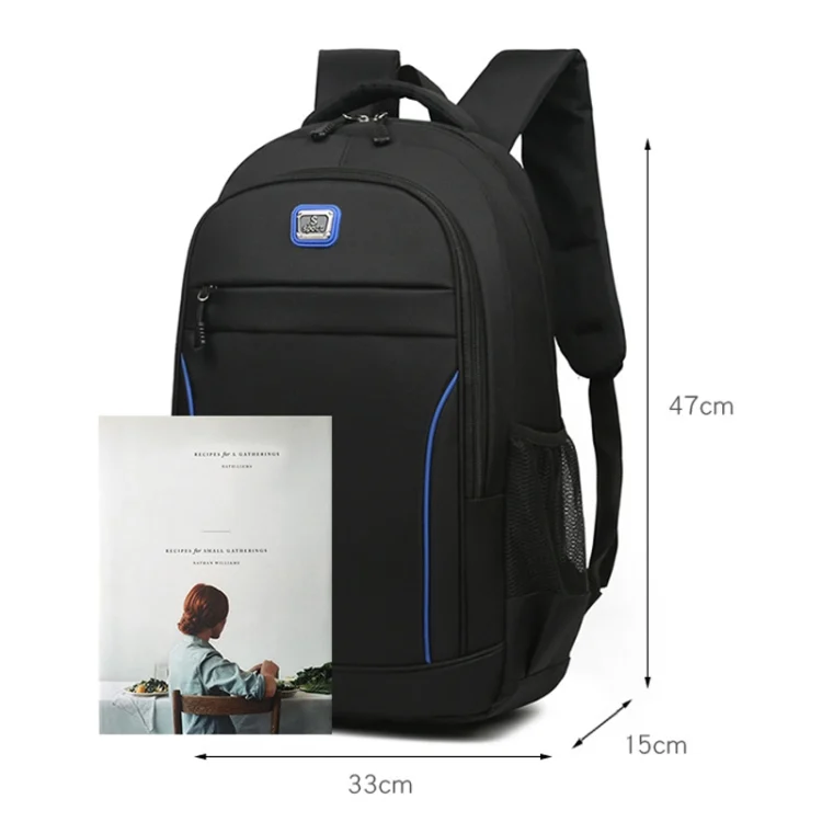 TBD06050349_B7.webp Men Backpack Nylon Oxford Knapsack Large Capacity Student Schoolbag - Image 8