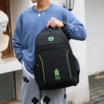 Men Backpack Nylon Oxford Knapsack Large Capacity Student Schoolbag - Image 9