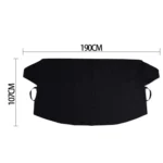 Automobile Silver Coated Cloth Sunshade Snow Shield - Image 7