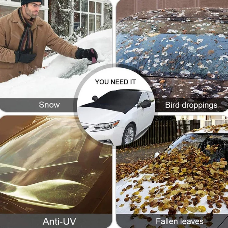 TBD06050352_B2.webp Automobile Silver Coated Cloth Sunshade Snow Shield - Image 3