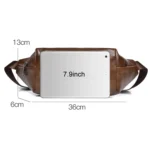 WEIXIER Y9579 Men Large Capacity Sports Waist Pack Multifunctional Waterproof Cell Phone Bag - Image 3