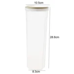 Kitchen Grain Storage Jar Noodle Storage Box Plastic Grain Storage Canister - Image 3