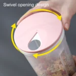 Kitchen Grain Storage Jar Noodle Storage Box Plastic Grain Storage Canister - Image 8