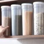 Kitchen Grain Storage Jar Noodle Storage Box Plastic Grain Storage Canister - Image 9