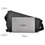 WEIXIER D517 Men Large Capacity Crossbody Bag Waterproof Single Shoulder Backpack - Image 3